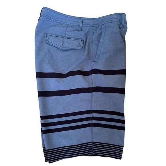O’neill ~ Chambray Blue with Navy Blue stripes ~ Mens Boardshorts ~ size 34 - Picture 4 of 12
